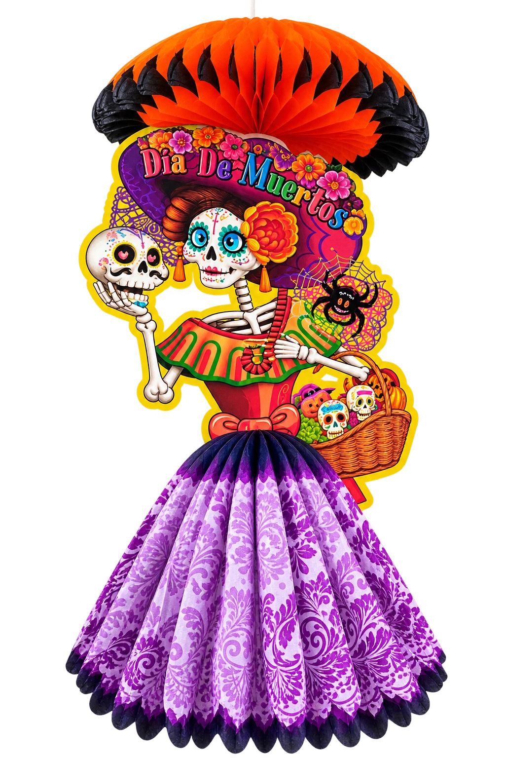 Adorno Catrina de Papel
