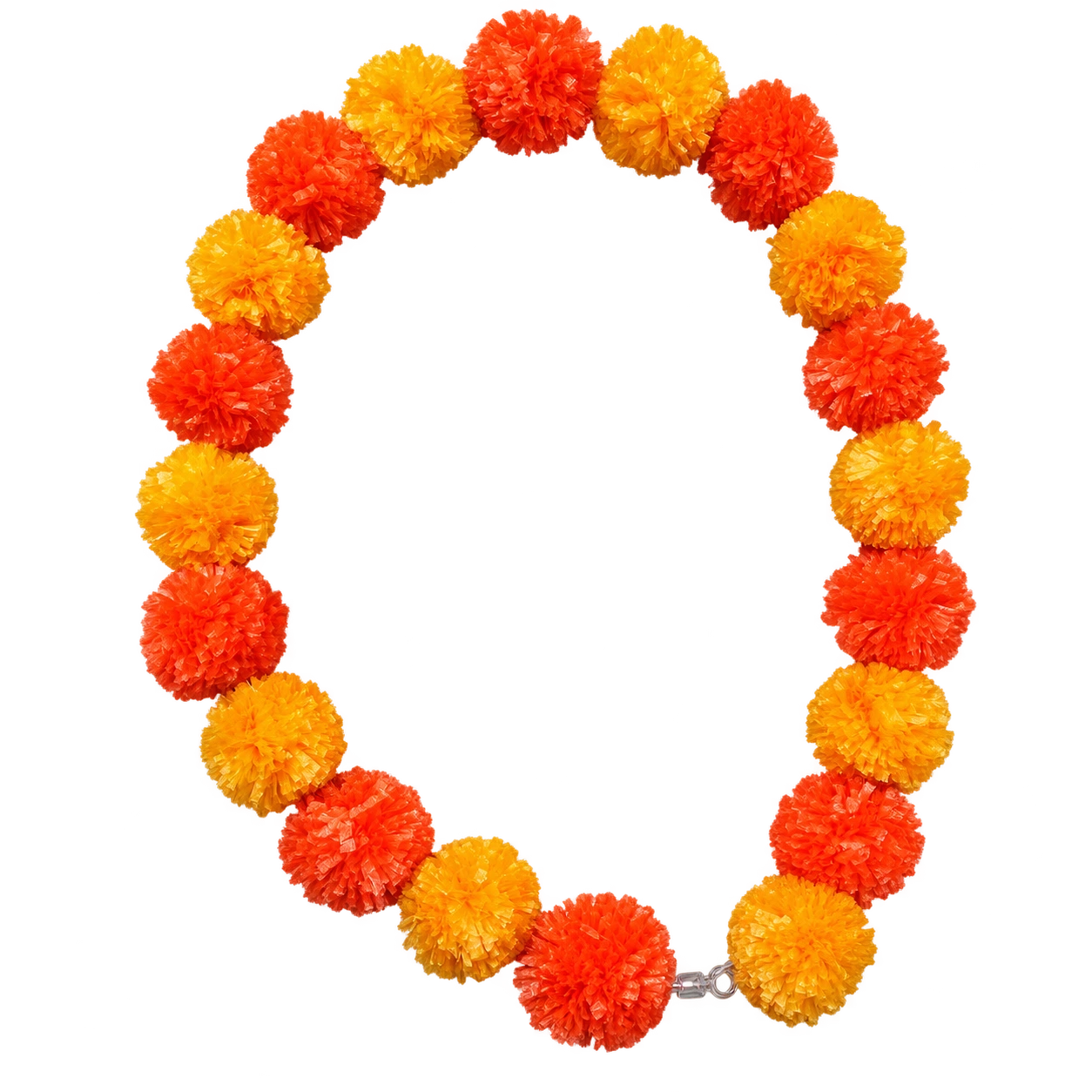 Guía de Pompoms Naranja Cempasúchil